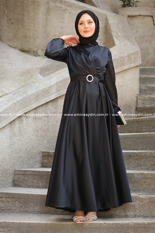 Julia Abiye Elbise Siyah